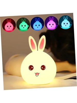 Özfırat Pvc Yapı Sevimli Tavşan Tasarımlı Gece Lambası