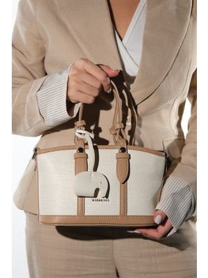 Luvi 26034 Kum Kadın Kol Çantası