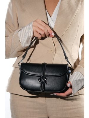 Luvi 26033 Siyah Kadın Omuz Çantası