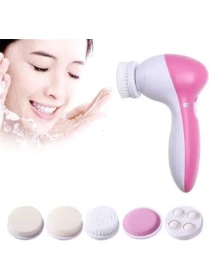 Özfırat Pvc Yapı 5 In 1 Pilli Yüz Temizleme,masaj ve Peeling Fırça Seti