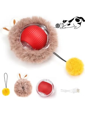 Özfırat Pvc Yapı Tüylü Şarjlı Kedi Oyuncağı