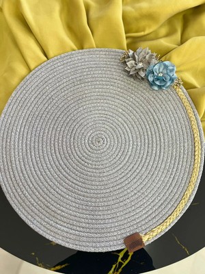 Özfırat Pvc Yapı Decohandy 39CM Çiçekli Jüt Örme Supla Amerikan Servis