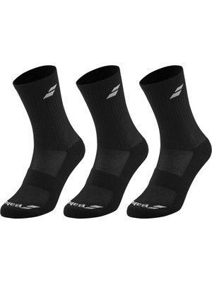 Babolat Unisex 39/42 Siyah 3'lü Çorap 5UB1371