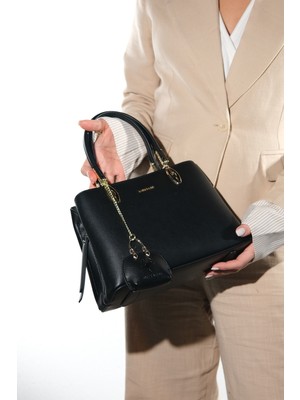 Luvi 26020 Siyah Kadın Omuz Çantası