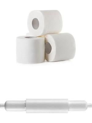 Özfırat Pvc Yapı Buffer® Wc Tuvalet Kağıdı Makarası Beyaz Tuvalet Kağıdı Tutucu Makara
