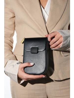 Luvi 26032 Siyah Kadın Omuz Çantası