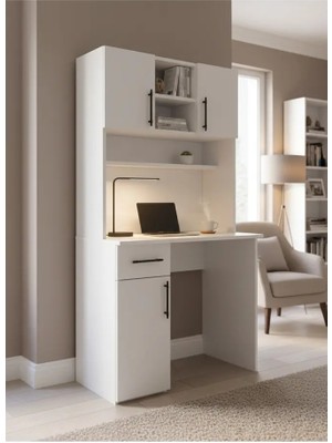 Cozibo Monaco Çalışma Masası Beyaz