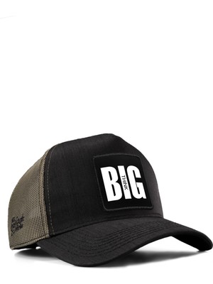 BlackBörk Big Think Cordura Siyah-Haki Trucker Şapka