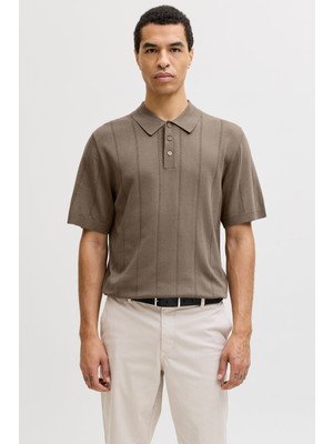 Jack & Jones Premium Jprblawilliam Regular Fit Düğmeli Polo Yaka T Shirt Erkek T Shirt 12291042