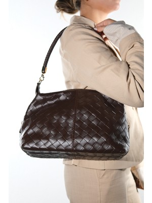 Luvi Gıanna Kahverengi Kadın Kol Çantası