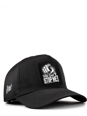 BlackBörk You Can't Stop Me Logolu Cordura Siyah Beyzbol Şapka