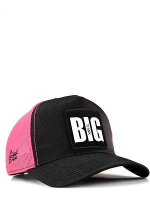 BlackBörk Big Think Cordura Siyah-Pembe Trucker Şapka