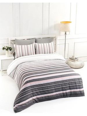Rasel Tekstil Bodrum Pamuklu Çift Kişilik Nevresim Seti 200X220 cm Lacivert