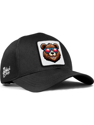 BlackBörk Ayı Logolu Siyah Six Beyzbol Şapka