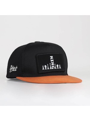 BlackBörk King Logolu Kiremit-Siyah Hip Hop Şapka