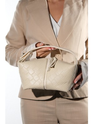 Luvi Aerıs Krem Kadın Kol Çantası