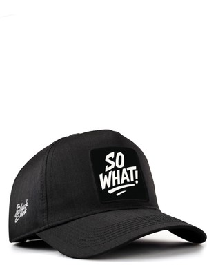 BlackBörk So What Logolu Cordura Siyah Beyzbol Şapka