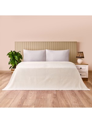 Evidea Soft Rete Çift Kişilik Pike - Beyaz - 200X220 cm