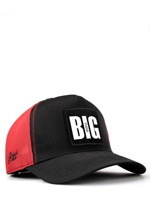 BlackBörk Big Think Cordura Siyah-Kırmızı Trucker Şapka