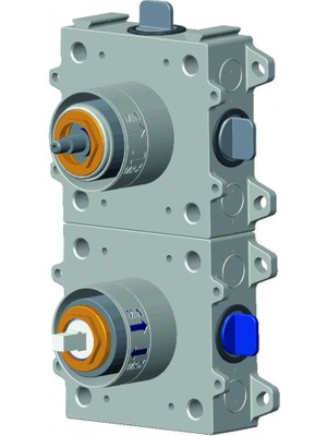 Creavit DSA3000 Sıvaaltı 3 Su Çıkışlı Ankastre Duş Bataryası