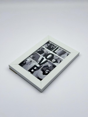 Atelier Baskı Kişiye Özel Fotoğraf Baskılı Love Temalı Anı Çerçevesi - 10X15 Cm/çerçeveli
