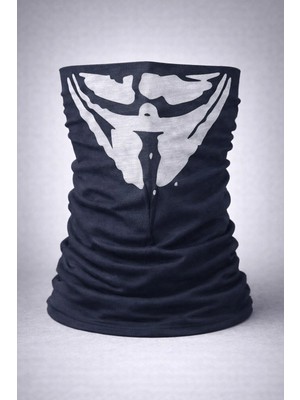 Eco Port Vendetta Maskesi Desenli Baf Bandana – Çok Amaçlı Yüz Boyunluk Bandana 4 No