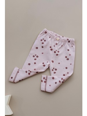 Oh la la Koala For Little Ones Nar Baskılı Paça Dikiş Detaylı Bebek Tayt