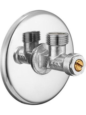 E.C.A Eca Filtreli Ara Musluk 102111140 Krom Renkli Pirinç Malzeme ile Dayanıklı ve Şık Tasarım