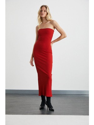 Grimelange ETHIQUET DELLİLAH Kadın Kırmızı Elbise
