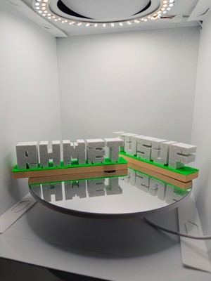 Print Zone Kişiye Özel Minecraft Temalı Masaüstü Isimlik - Oyuncu Odası ve Çocuk Odası Dekorasyonu