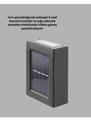 Cenk Xstore Dış Mekan Güneş Paneli ile Aydınlatma Lambası