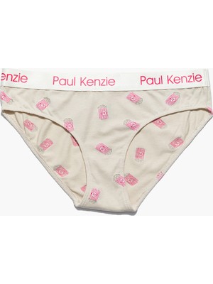 Paul Kenzie Desenli Kadın Slip Külot - Popcorn