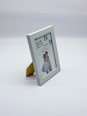 Atelier Baskı Modern Tasarım Fotoğraflı Anı Çerçevesi - Kişiye Özel Baskı( 10*15 cm /çerçeveli )
