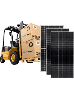 Rhofa 545W M10 144 Yarım Kesim Cam-Arka Yüzey Beyaz Güneş Paneli