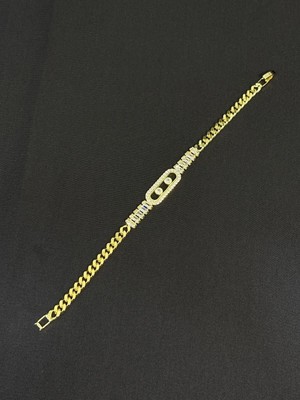 Melisa Takı & Aksesuar 14K Gold Renk Xuping Gurmet Taşlı Bileklik (19cm daraltılabilir)