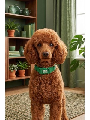 United Colors Of Benetton BNTMKT-0028-GR Kedi &köpek Örme Tasma Yeşil 1,5X26-40 cm