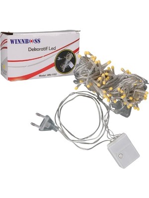 Acstore Winnboss WN-1182 Gün Işığı 10 Metre Dekoratif LED Yılbaşı Işığı 5 Watt AC220V