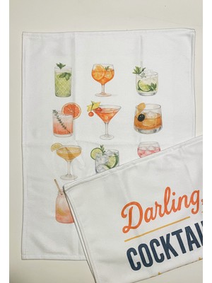 Typoniq Coctail Pamuklu 2'li Mutfak Havlusu (40X50 Cm)