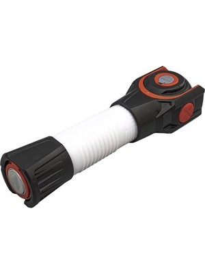 Acstore X-28 Mıknatıslı Çok Fonksiyonlu USB Şarjlı El Feneri