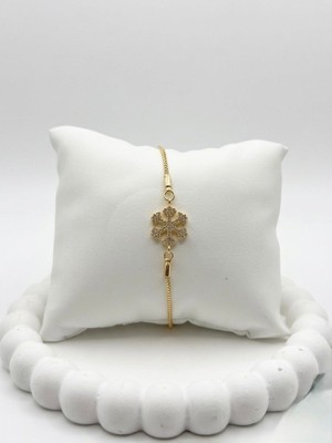 Filiya Gold Renk Kar Tanesi Detaylı Bilek