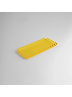 Qua Home Esbo Pleksi Tepsi Sarı 30X14 cm