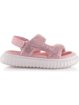 Marco Kids Kız Çocuk Taşlı Rahat Sandalet 26Y846
