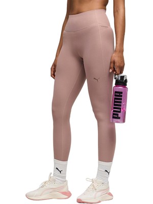 Puma Cloudspun High-Waist Kadın Bej Antrenman Tayt 52745299