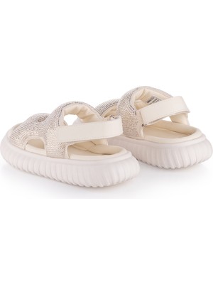 Marco Kids Kız Çocuk Taşlı Rahat Sandalet 26Y846