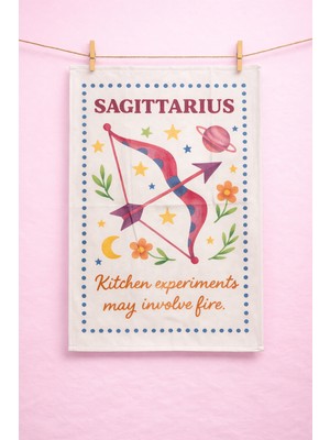 Typoniq Zodiac Yay Burcu Pamuklu 2'li Mutfak Havlusu (40X50 Cm)