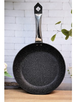 Cocinero 3620 Quartz Prıme Granit Siyah 24 cm Tek Tava