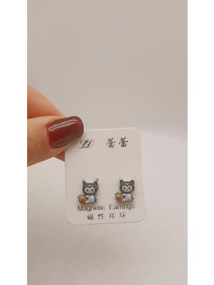 Tılsım Accesories Çocuk Küpe Mıknatıslı