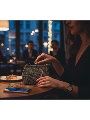 El Yapımı Kadın Askılı Çanta