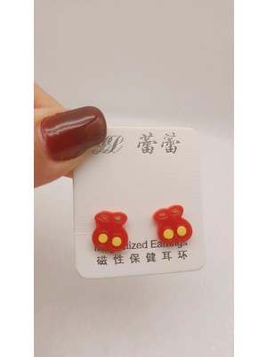 Tılsım Accesories Çocuk Küpe Mıknatıslı