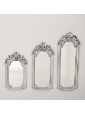 Selim Lucia 3'lü Ayna Gümüş